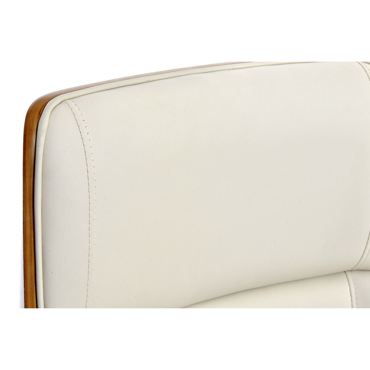 Kontorsstol DKD Home Decor Brun Kräm Silvrig 60 x 65,5 x 118 cm - 3