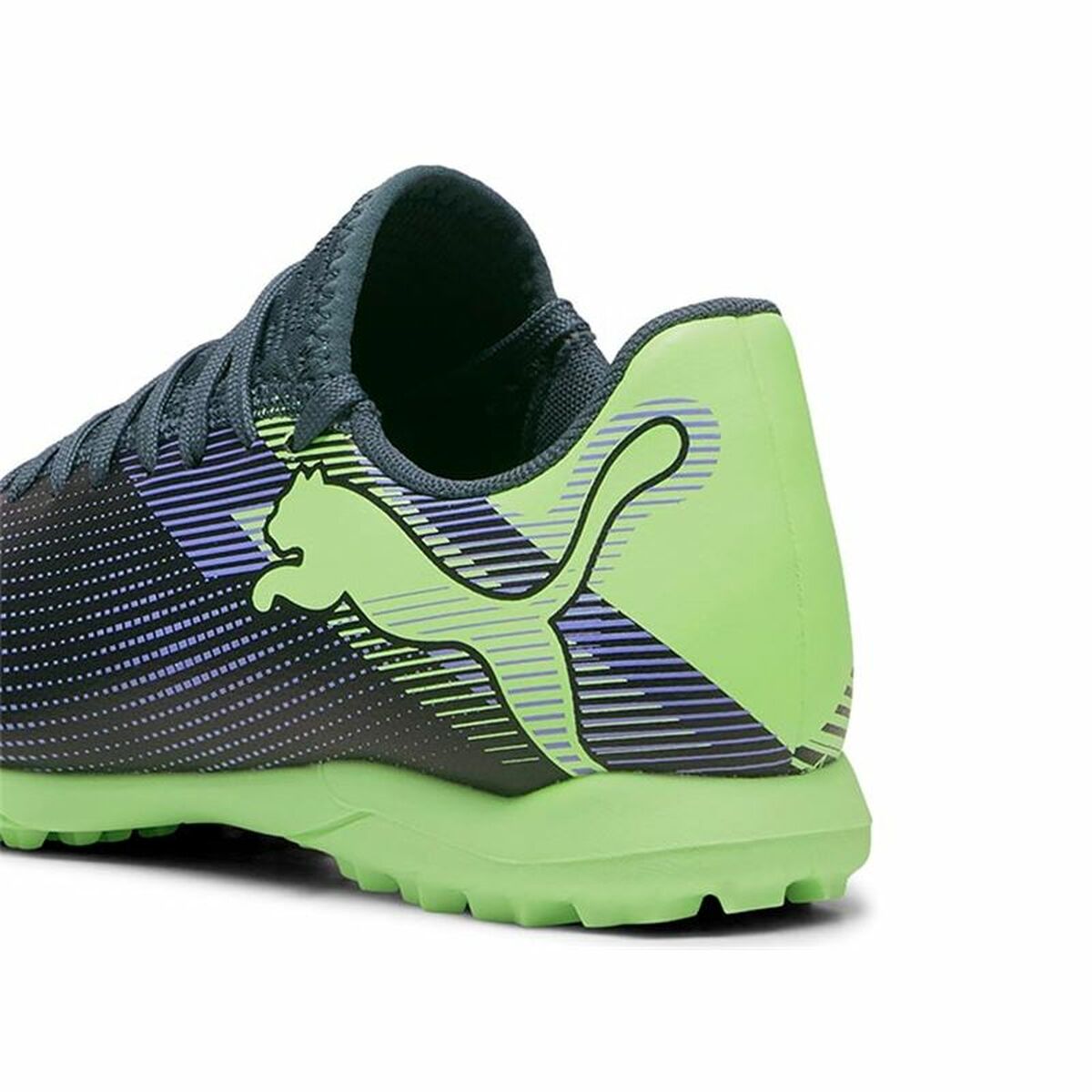 Fotbollsskor för barn Puma Future 7 Play Tt Purpur Grön - 6
