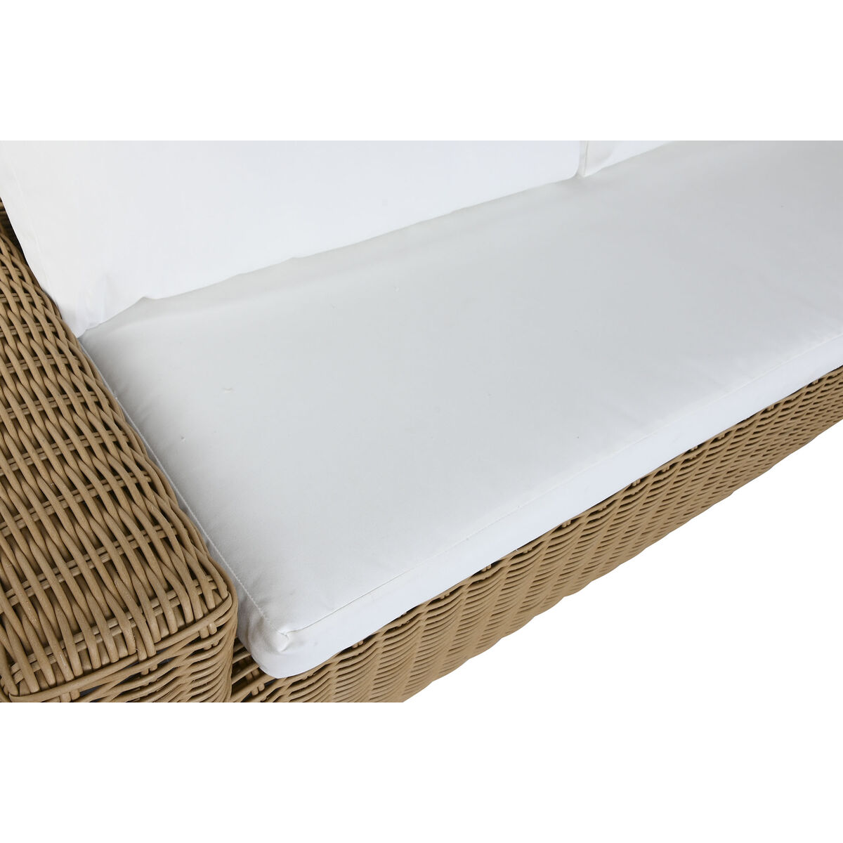 Trädgårdssoffa Home ESPRIT Beige Ljusbrun 111 x 87 x 63 cm - 2