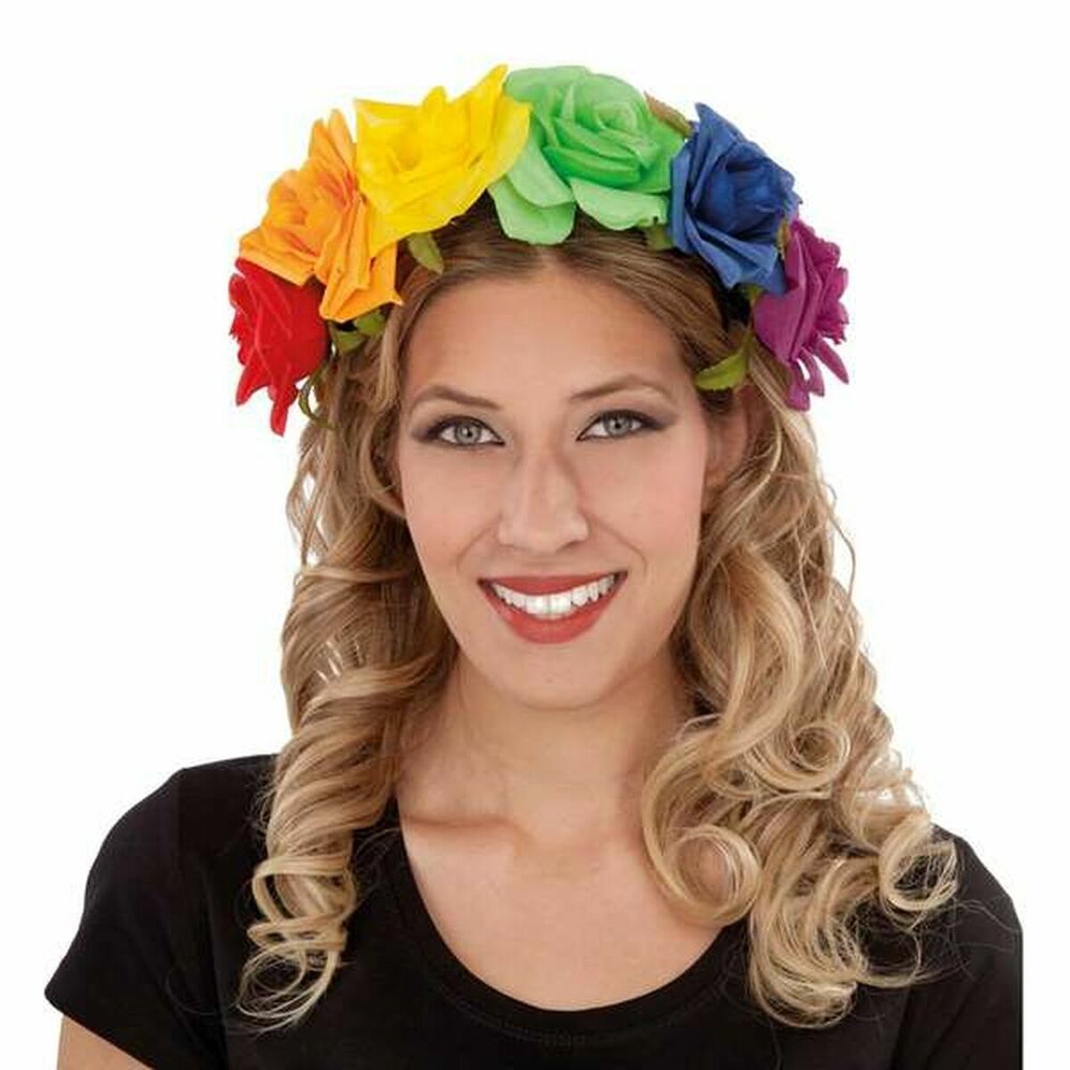 Diadem My Other Me Virágok One size Regnbåge Vuxna Multicolour - 4