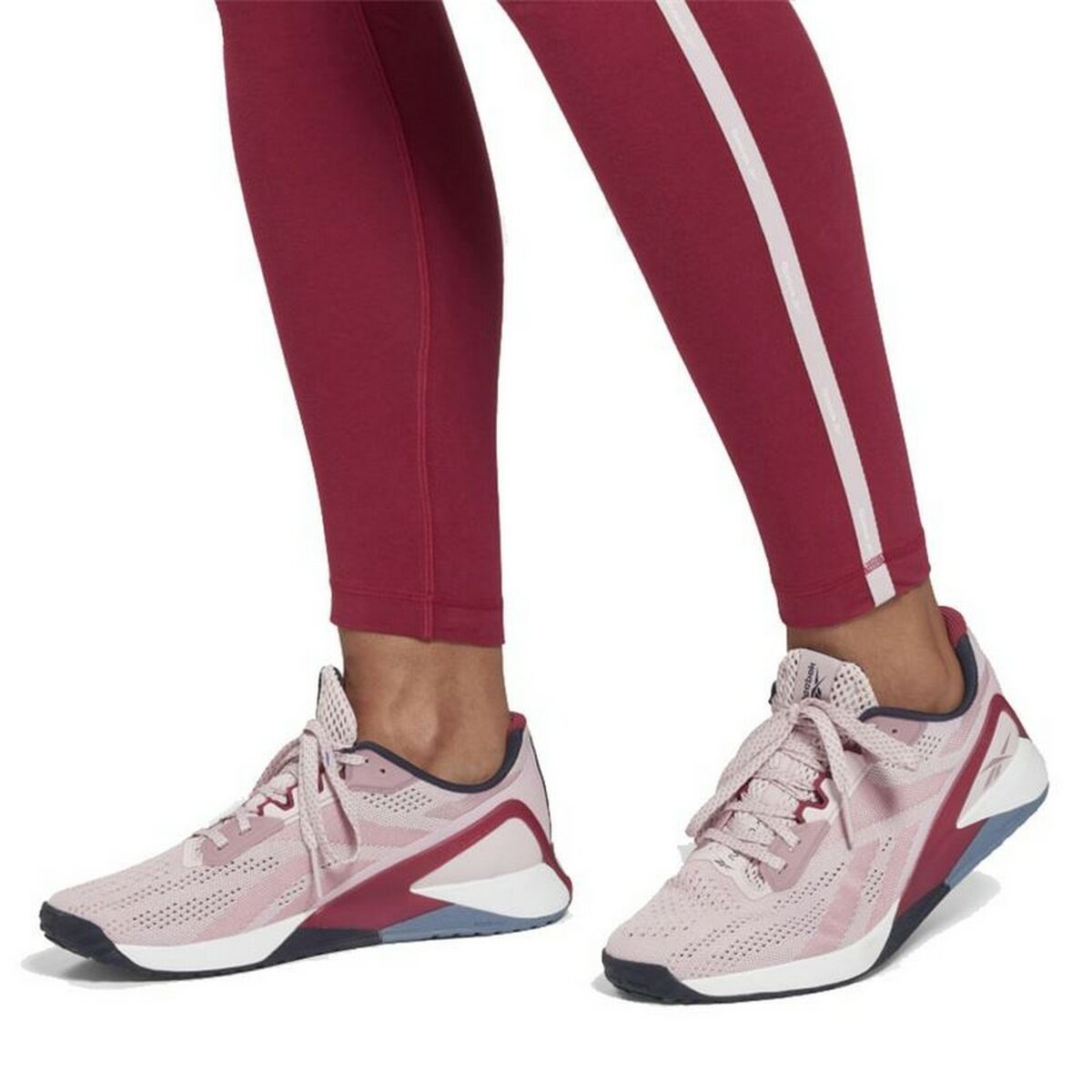 Sport-leggings, Dam Reebok  Pping Cotton W Mörkröd - 4