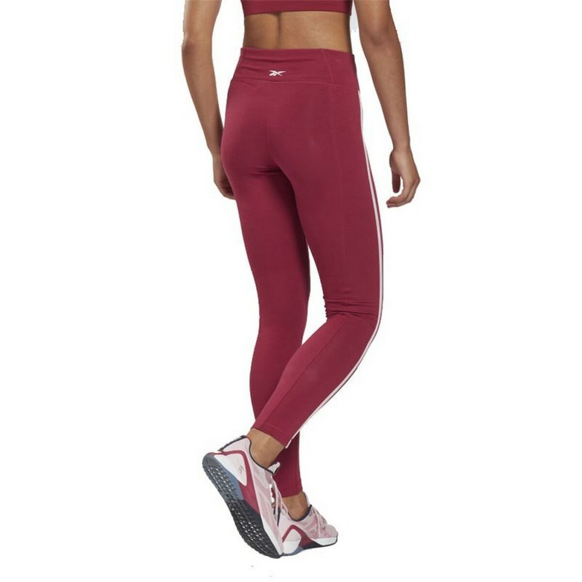 Sport-leggings, Dam Reebok  Pping Cotton W Mörkröd - 5