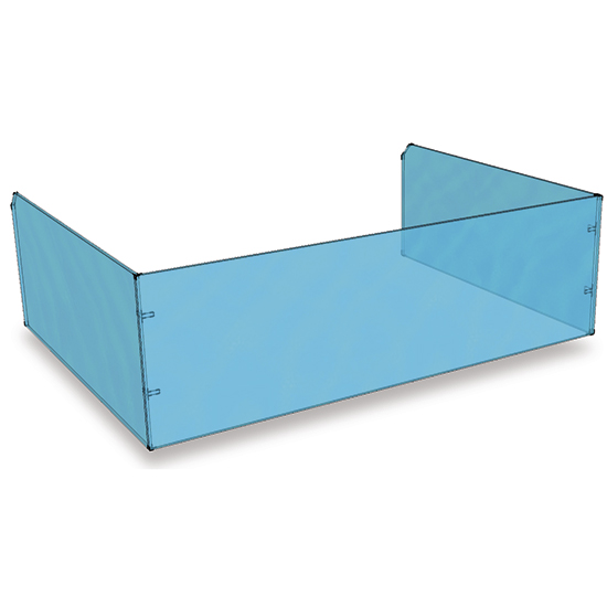 Glas för BPN10 och BPR10, tjocklek 10 mm