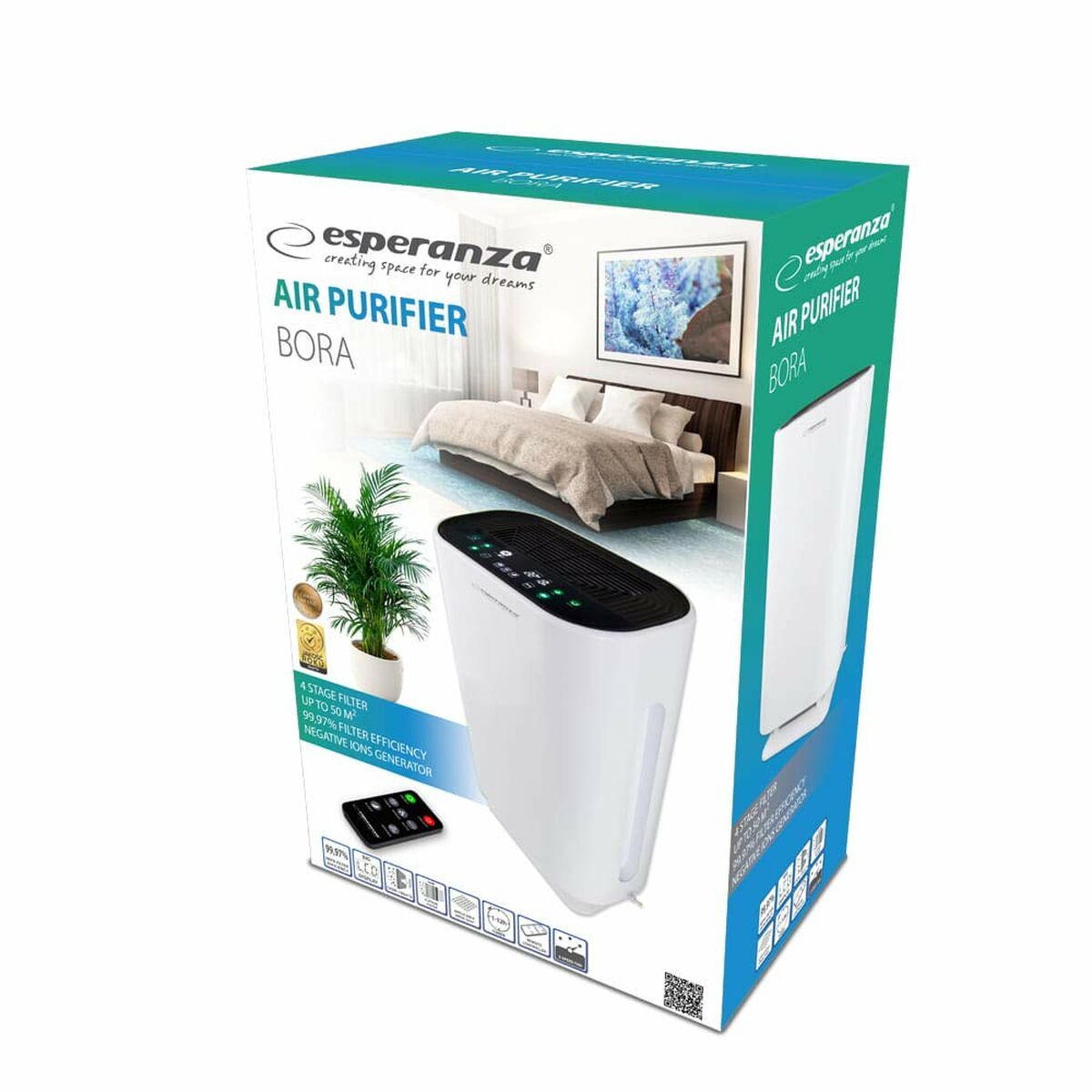 Luftrensare Esperanza EHP003 Vit - 5