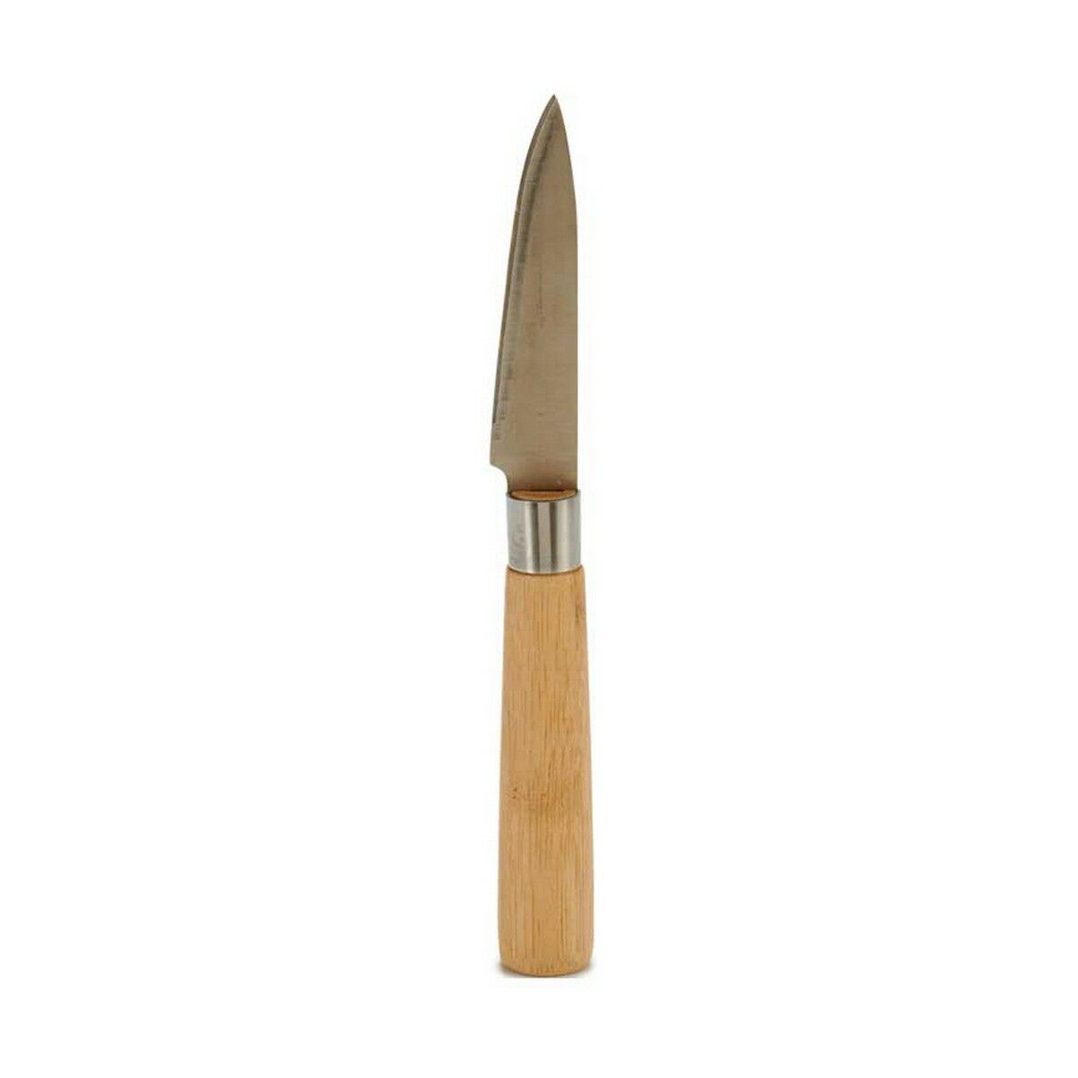 Skalkniv Kinvara Brun Silvrig Bambu Rostfritt stål 22 x 19,5 x 2 cm (12 antal) - 2