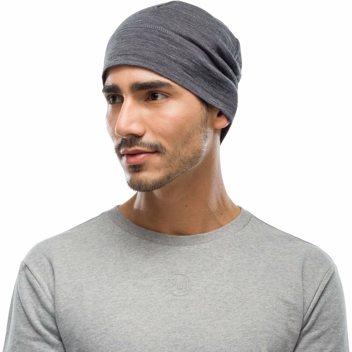 Hatt Buff 113013.937.10.00 Grå One size - 2