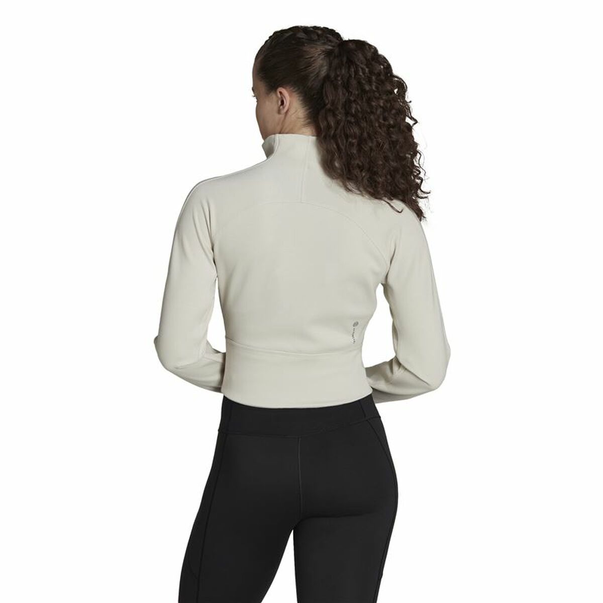 Sportjacka, Dam Adidas Aeroready Studio Beige - 4