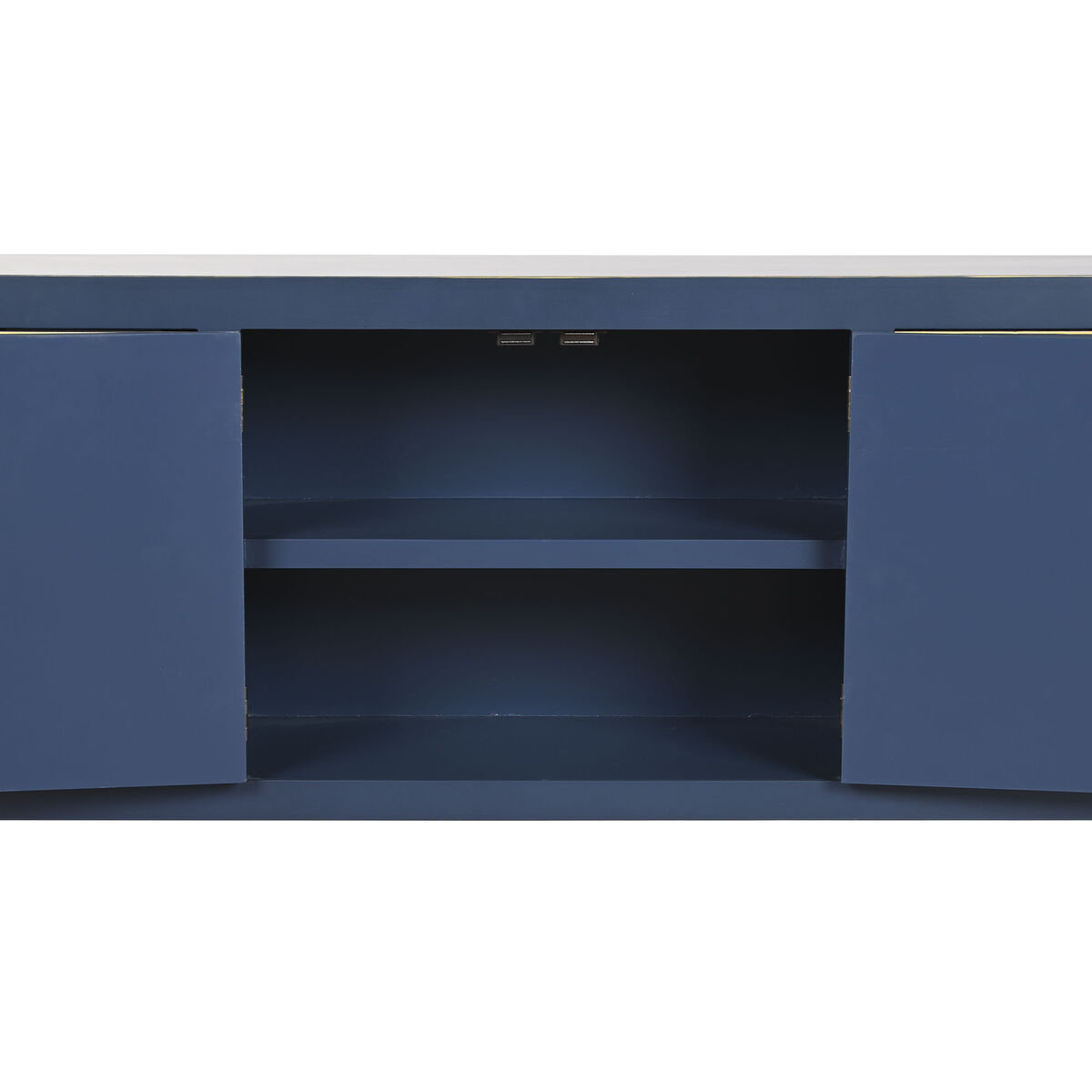 TV-möbler DKD Home Decor Blå Gyllene Gran Trä MDF 130 x 24 x 51 cm - 10
