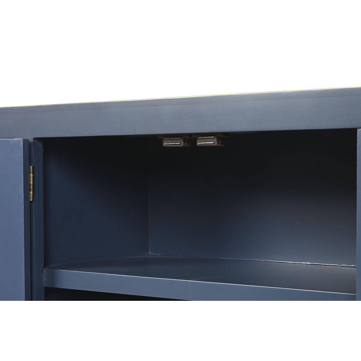 TV-möbler DKD Home Decor Blå Gyllene Gran Trä MDF 130 x 24 x 51 cm - 6