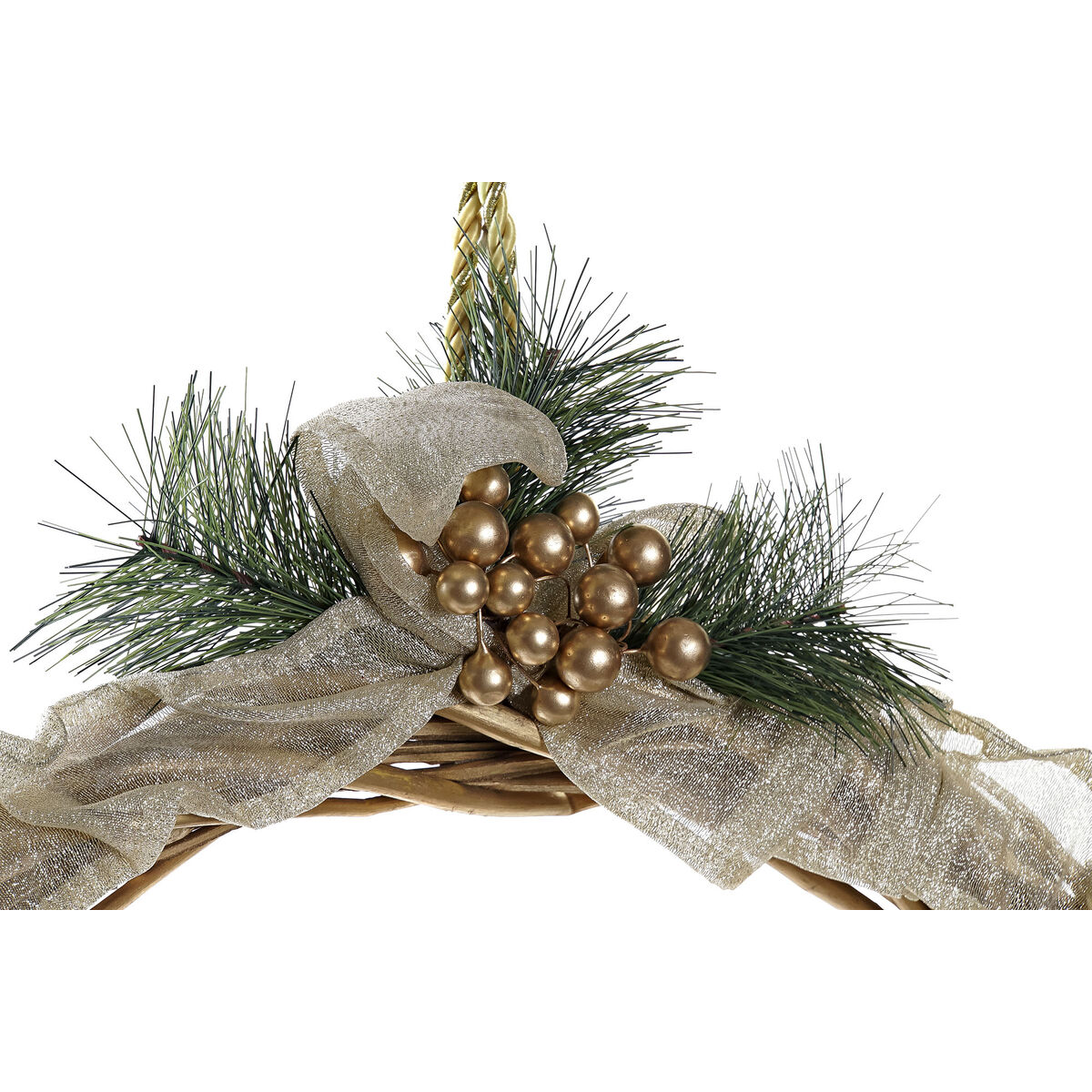 Julkrans DKD Home Decor Nacimiento Poliester 49X5X49 Plast (Renoverade B) - 2