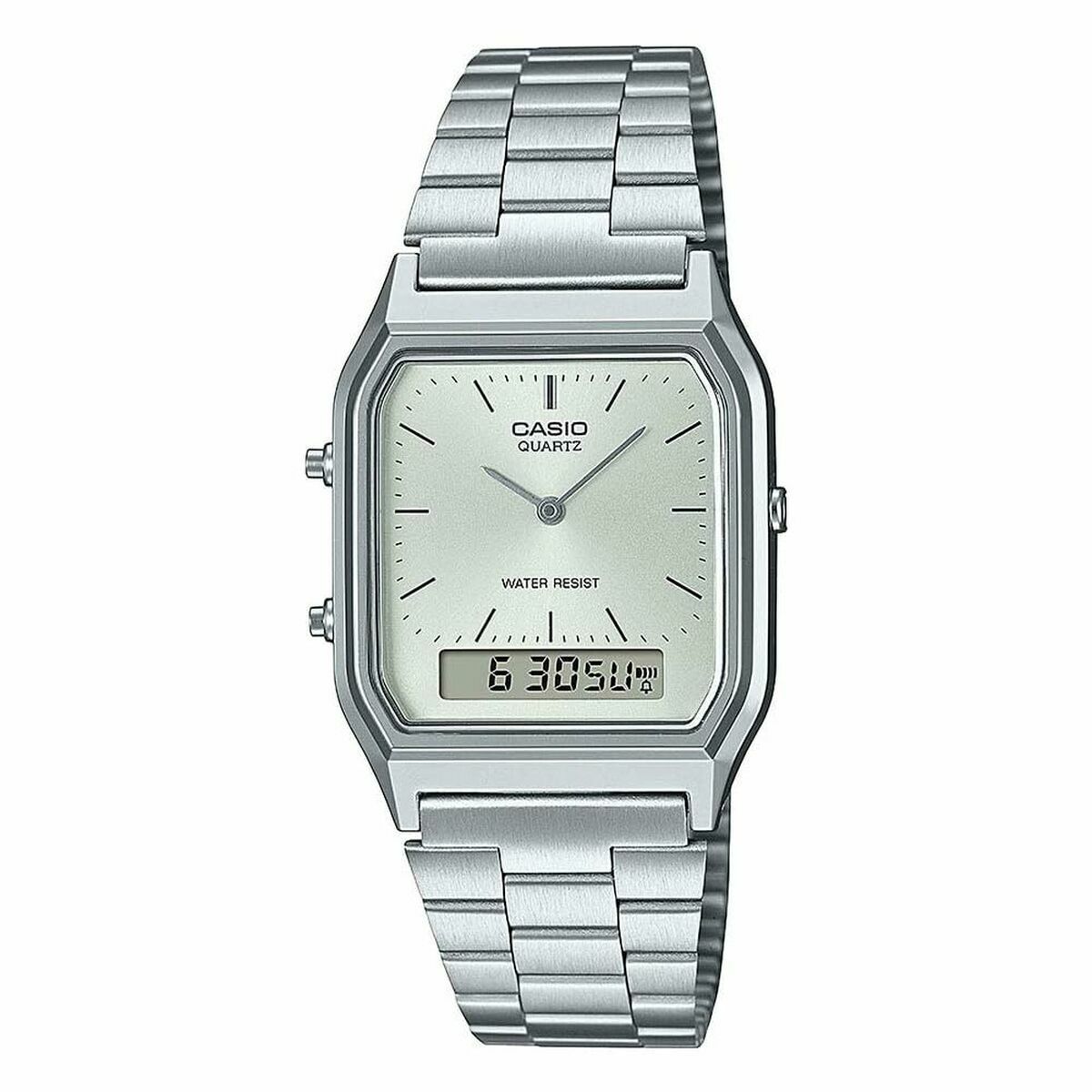 Damklocka Casio AQ-230A-7AMQYES Vit Silvrig