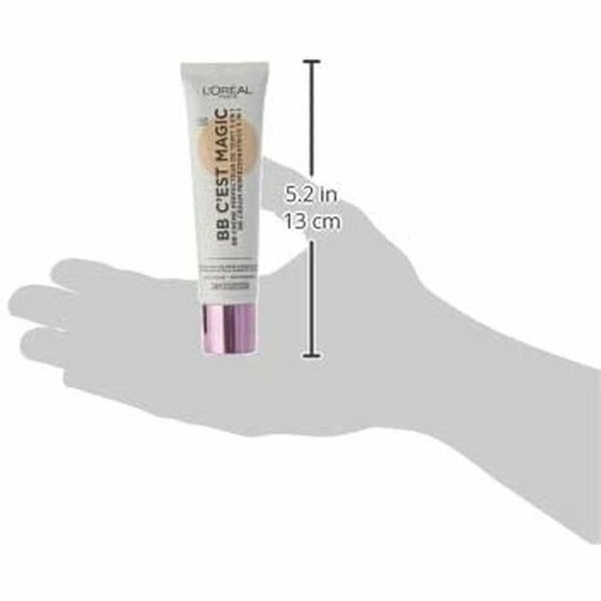 Hydrerande kräm med färg L'Oreal Make Up Magic Bb Light Klar Spf 10 30 ml - 5