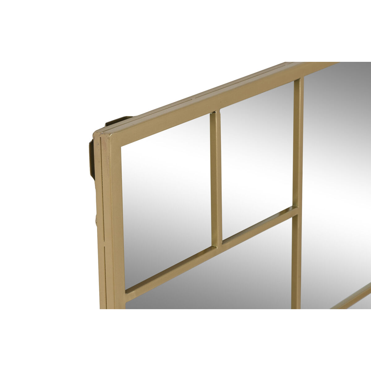 Väggspegel Home ESPRIT Gyllene 90 x 2 x 90 cm - 2
