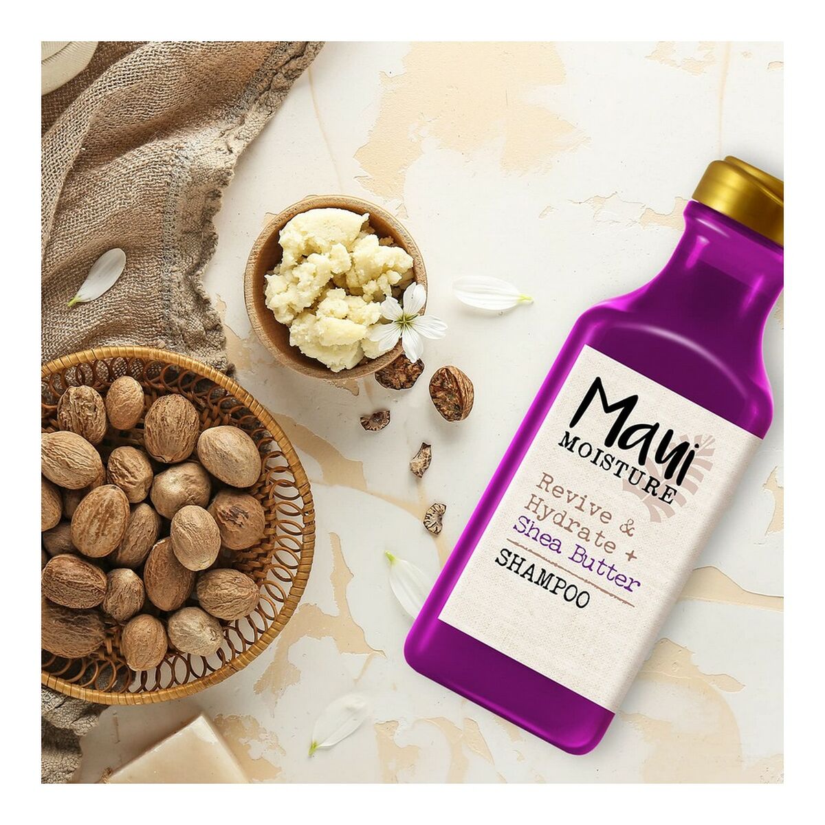Stärkande schampo Maui Shea Butter 385 ml Sheasmör - 2
