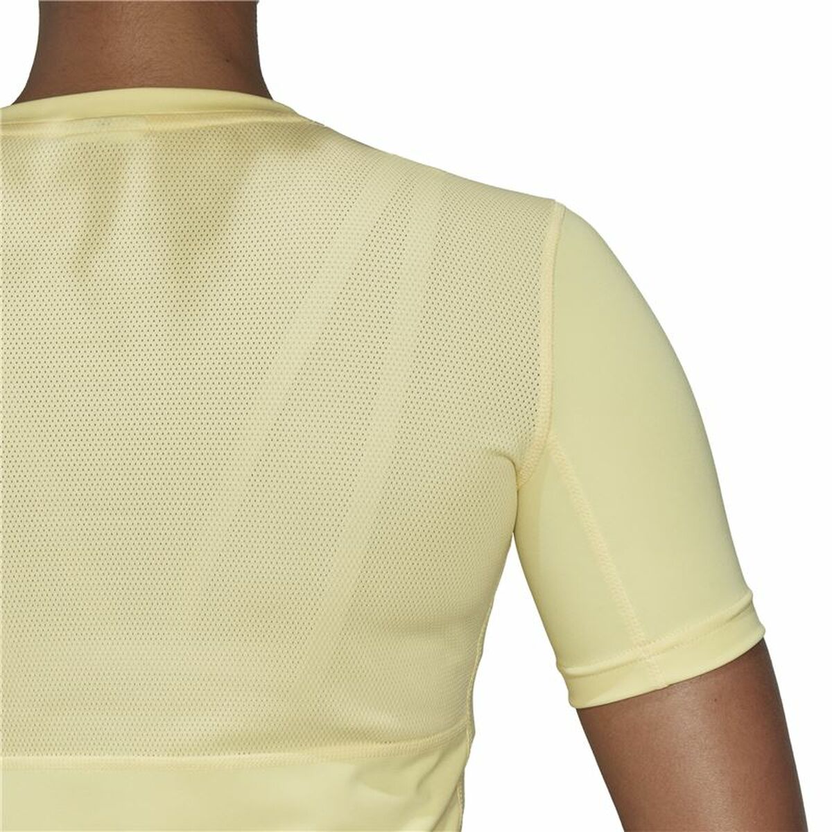 T-shirt med kortärm Dam Adidas Techfit Training Gul - 2