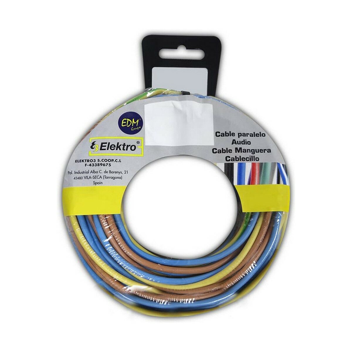 Kabel EDM 28440 Blå Brun 2,5 mm 3 x 2,5 mm 5 m - 2