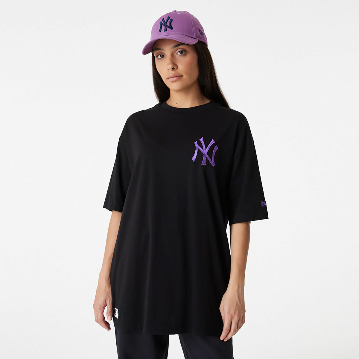 T-shirt med kortärm Herr New Era TEE NEYYAN BLKPNO 60416425 Svart - 12