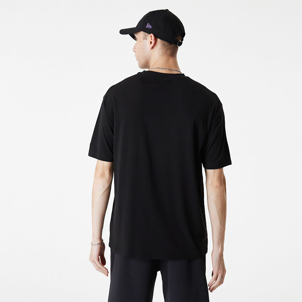 T-shirt med kortärm Herr New Era TEE NEYYAN BLKPNO 60416425 Svart - 5