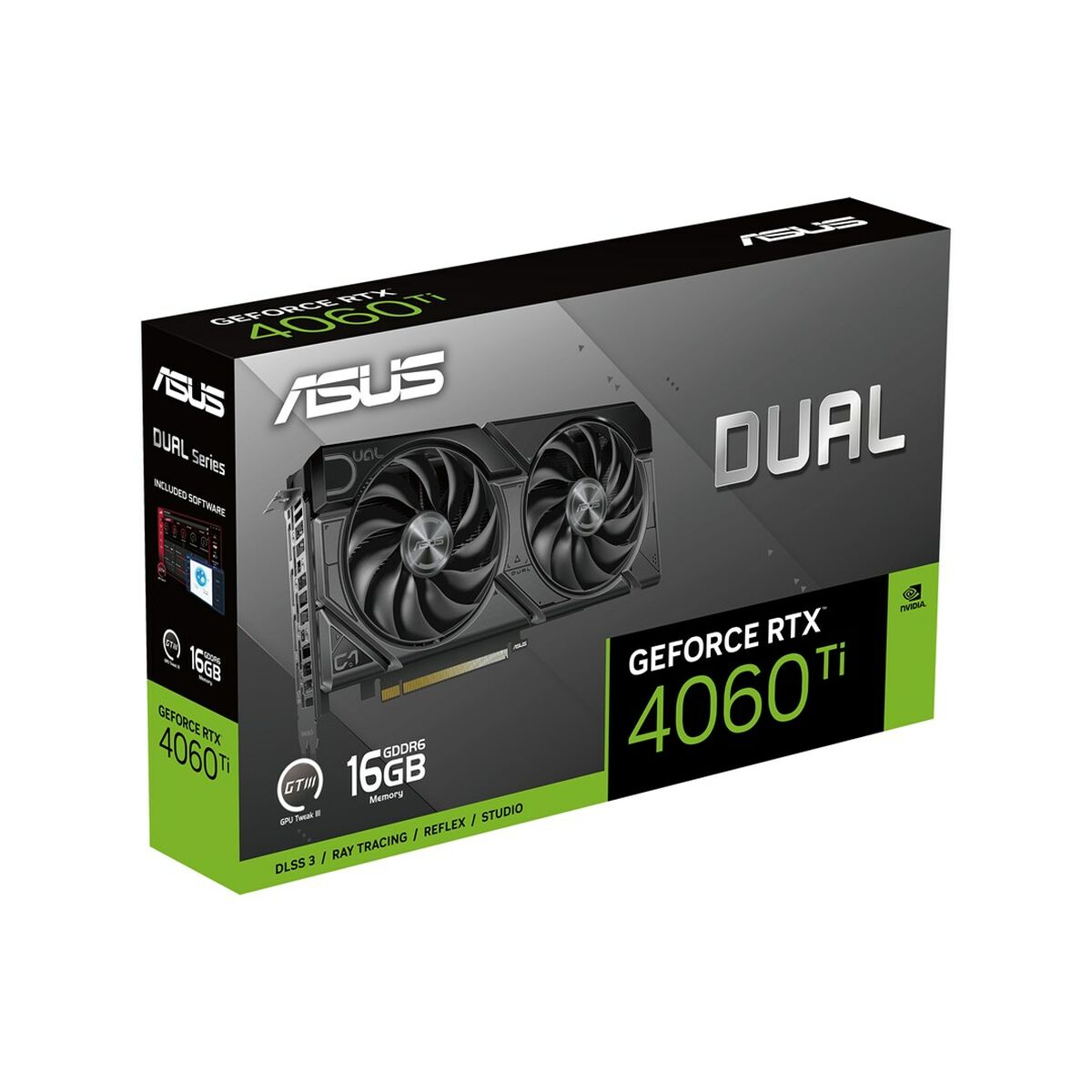 Grafikkort Asus 90YV0JHA-M0NA00 Geforce RTX 4060 Ti 16 GB GDDR6 - 7