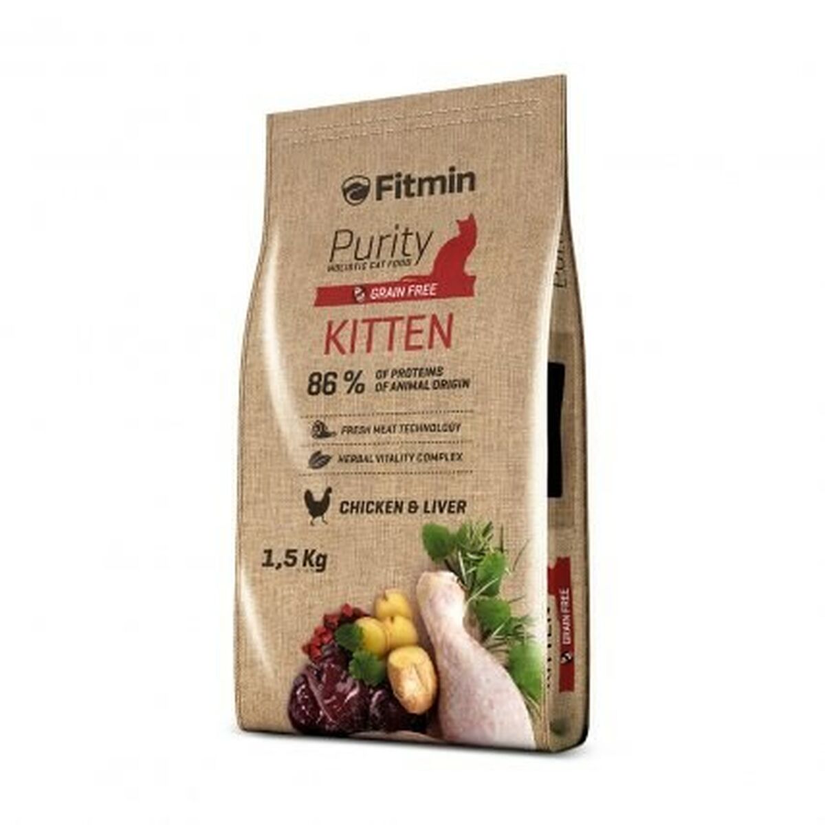 Kattmat Fitmin Purity Kitten 1,5 Kg