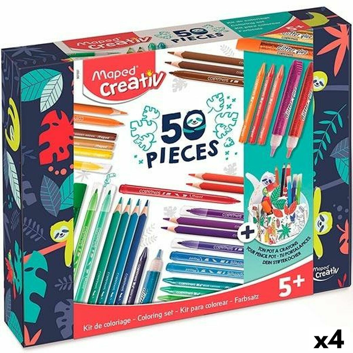 Ritningsset Maped 50 Delar (4 antal) - 2