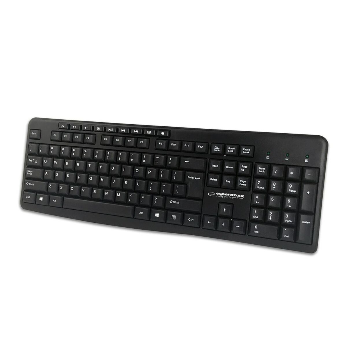 Tangentbord och Mus Esperanza EK137 Qwerty US - 3