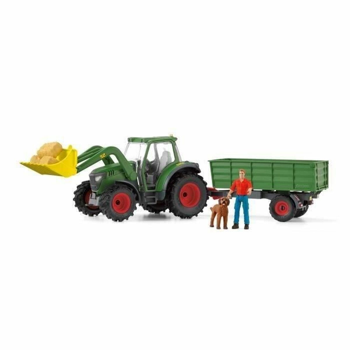 Ledad figur Schleich Tracteur avec remorque - 2