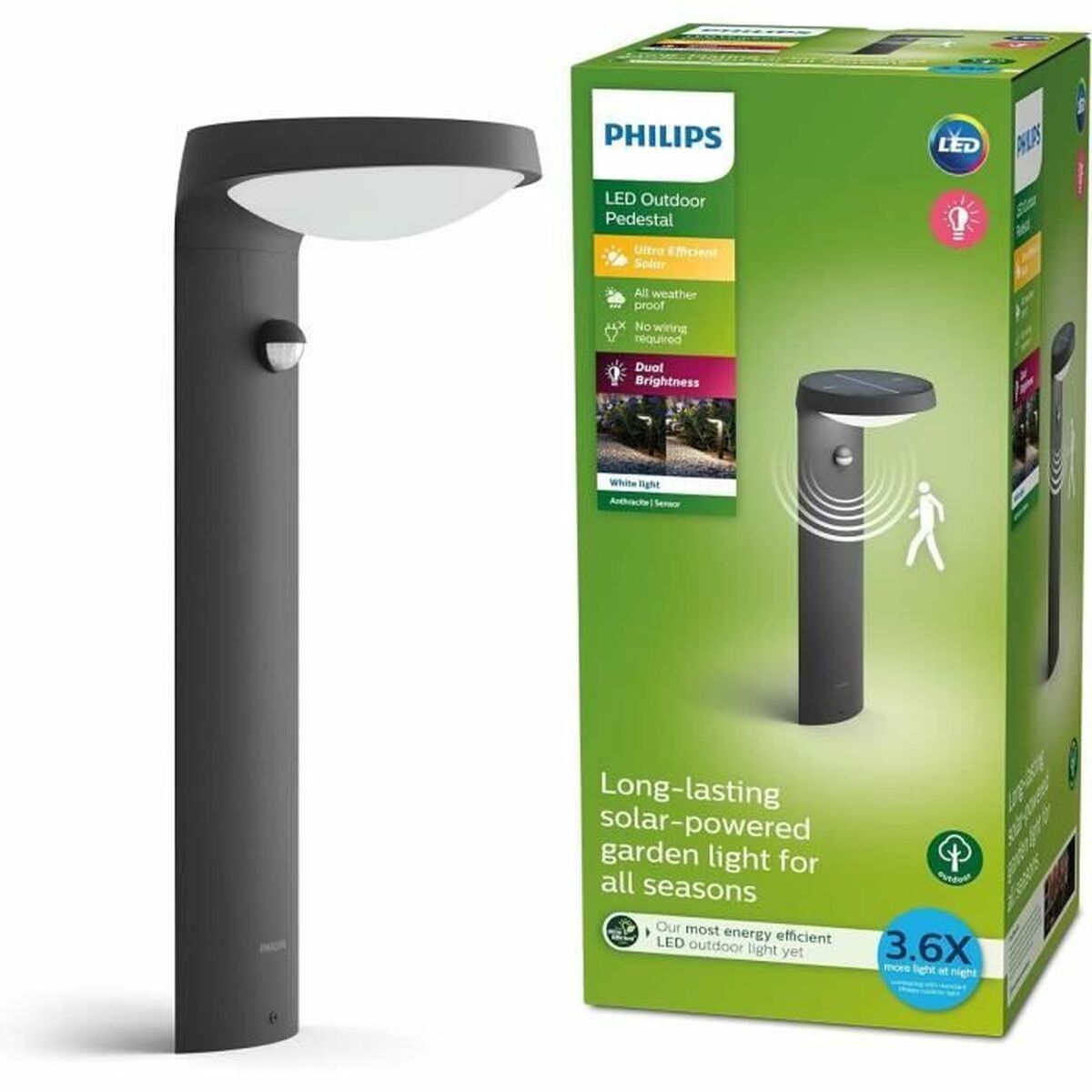 Lampa Philips Svart E27 (1 antal)