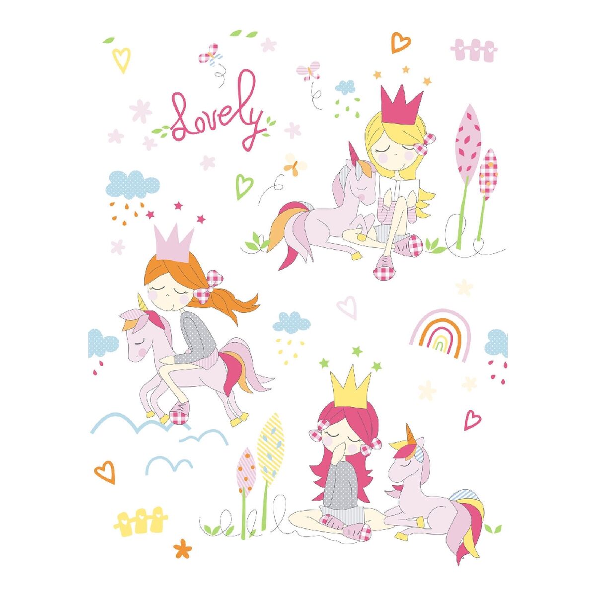 Quiltat täcke utan vadd Cool Kids Lovely (Renoverade A) - 2