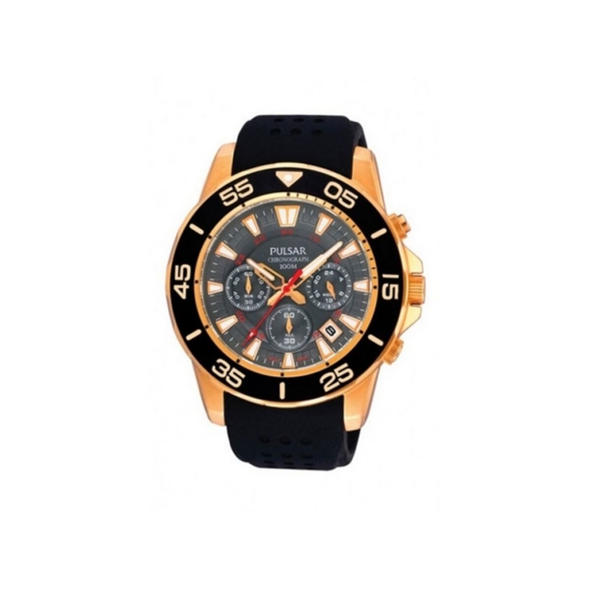 Herrklocka Pulsar Svart (Ø 45 mm)