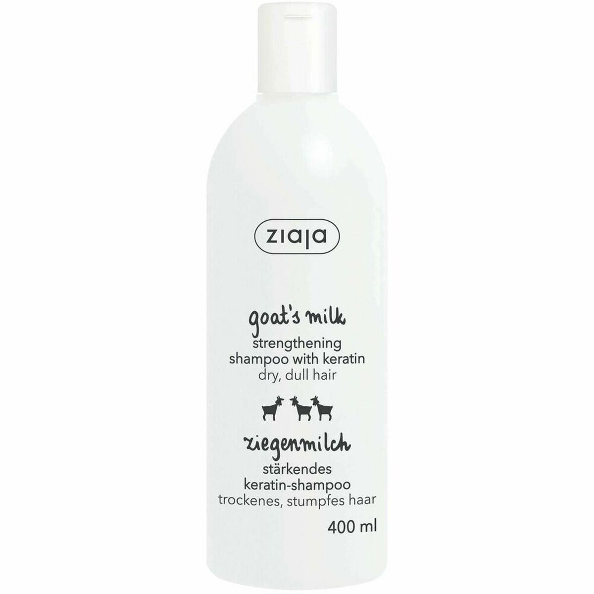 Uträtande schampo Ziaja Leche De Cabra 400 ml Getmjölk