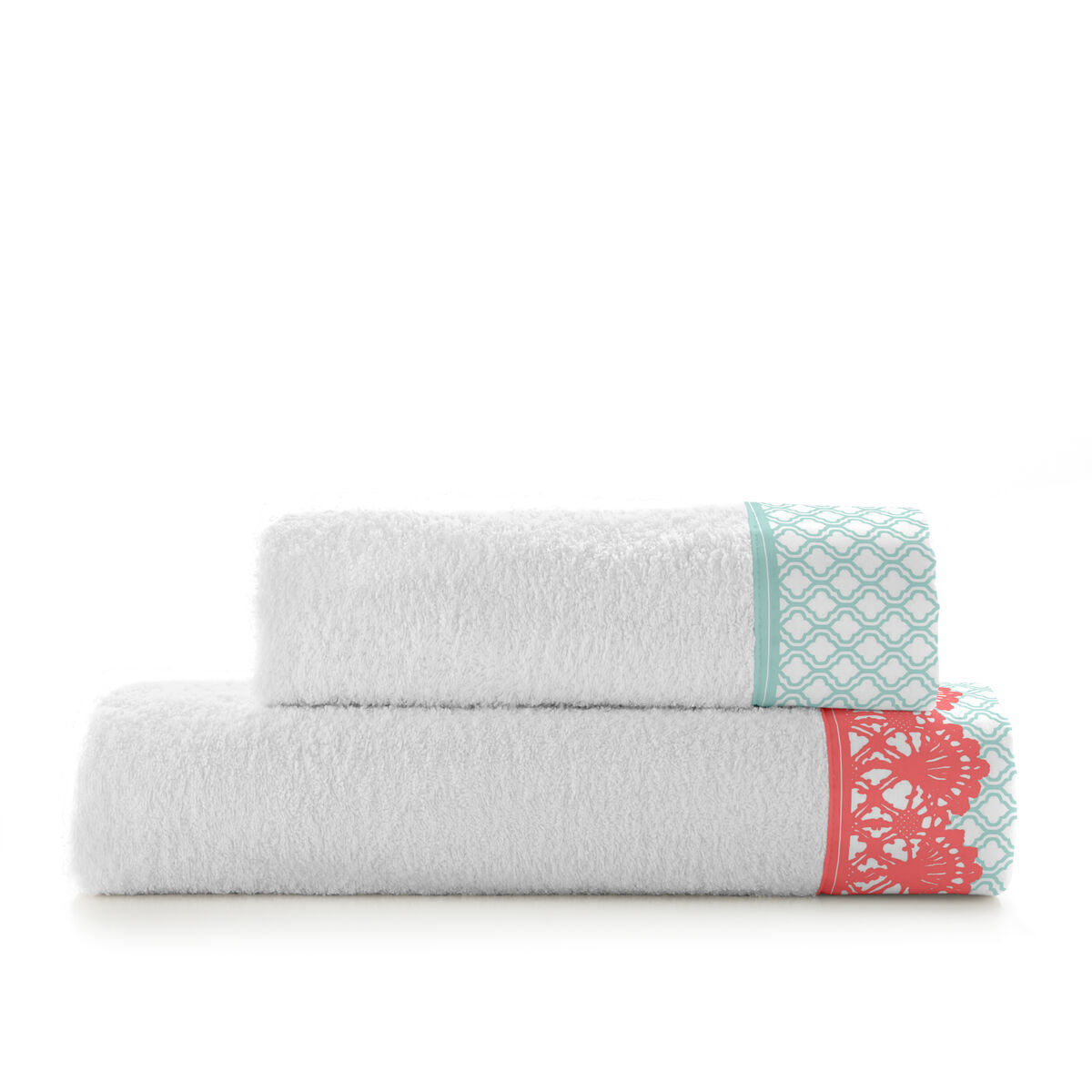 Handduksset HappyFriday Chinoiserie Multicolour 2 Delar - 2