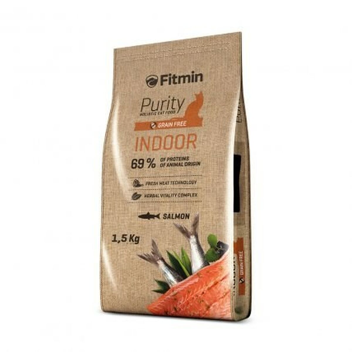 Kattmat Fitmin Purity Indoor Fisk 1,5 Kg