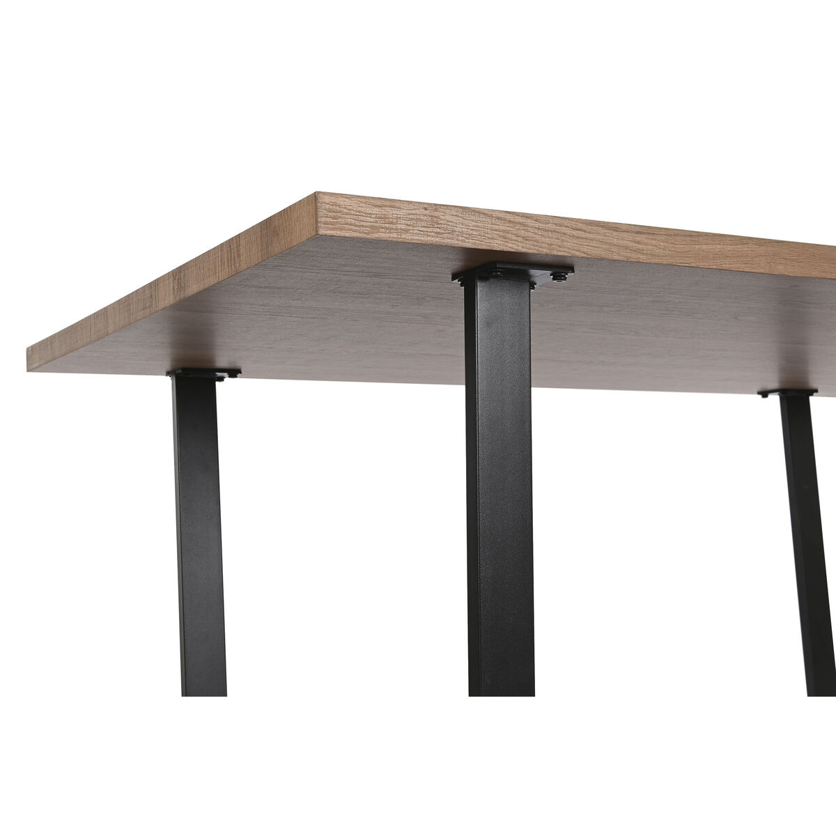 Matsalsbord Home ESPRIT Brun Svart Järn Trä MDF 160 x 90 x 75 cm - 5