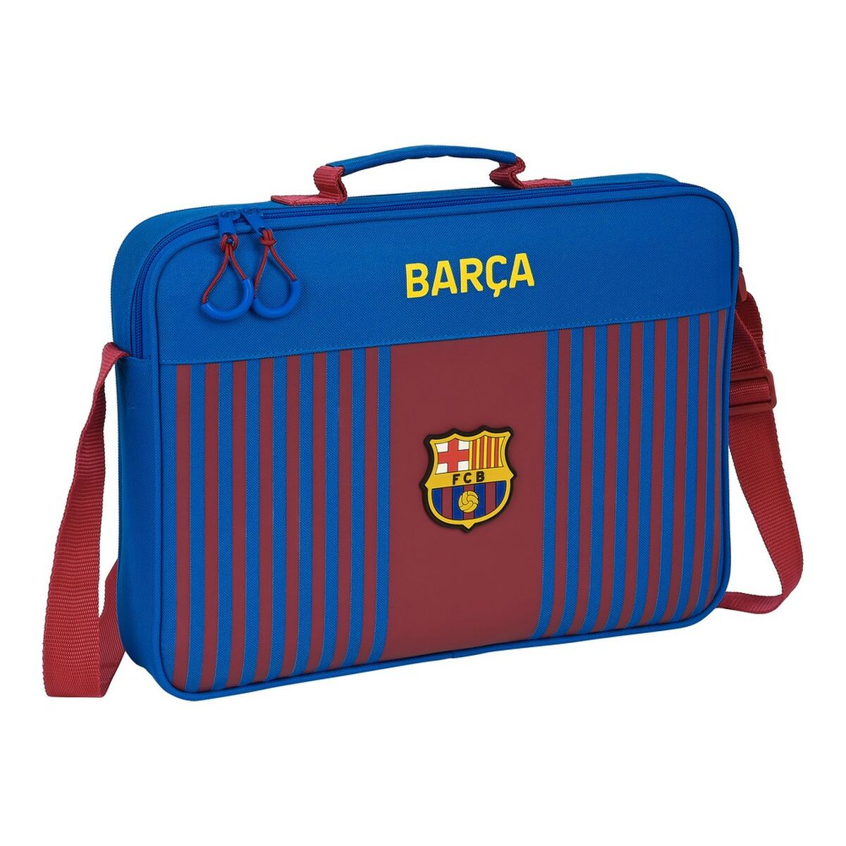 Skolväska F.C. Barcelona Rödbrun Marinblå (38 x 28 x 6 cm) - 9