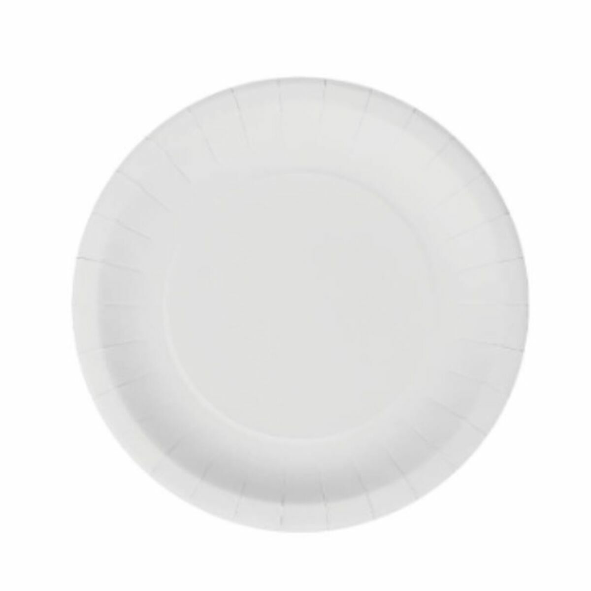 Tallriksset Algon Engångsanvändning Vit Papp 20 cm (10 antal) - 2