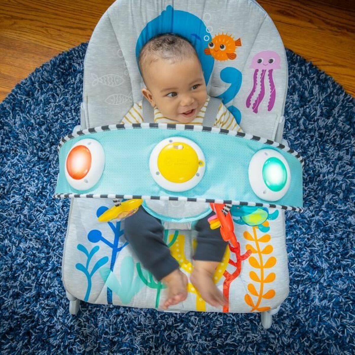 Hängmatta för bebis Baby Einstein Ocean Explorers Kick to It Opus Musical - 5