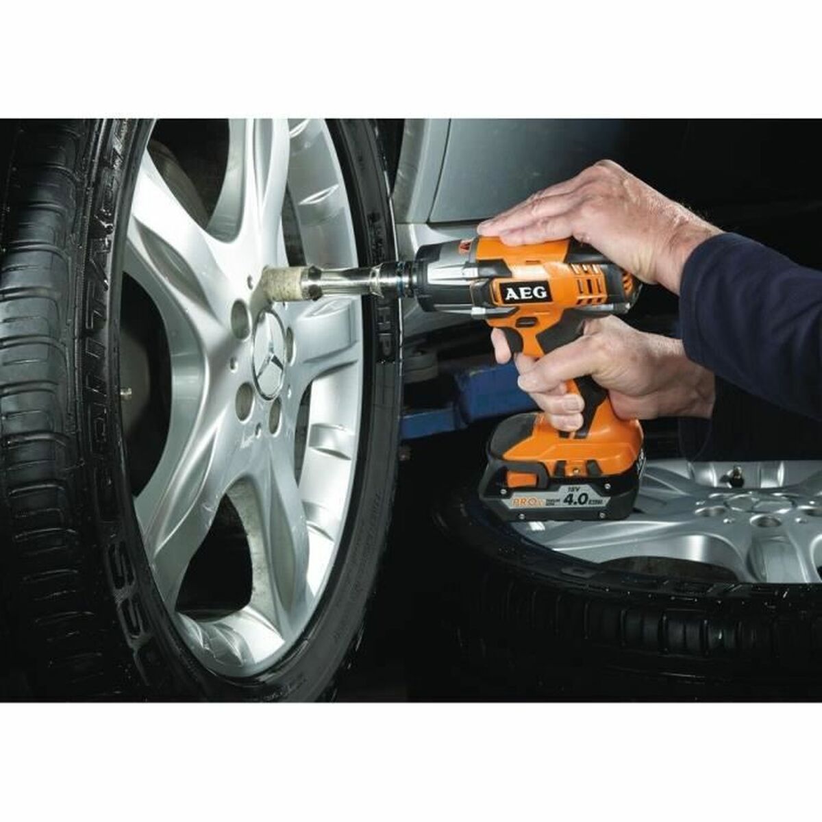 Impact skiftnyckel AEG BSS 18C 12Z LI -402C 700 W 18 V 360 Nm - 2