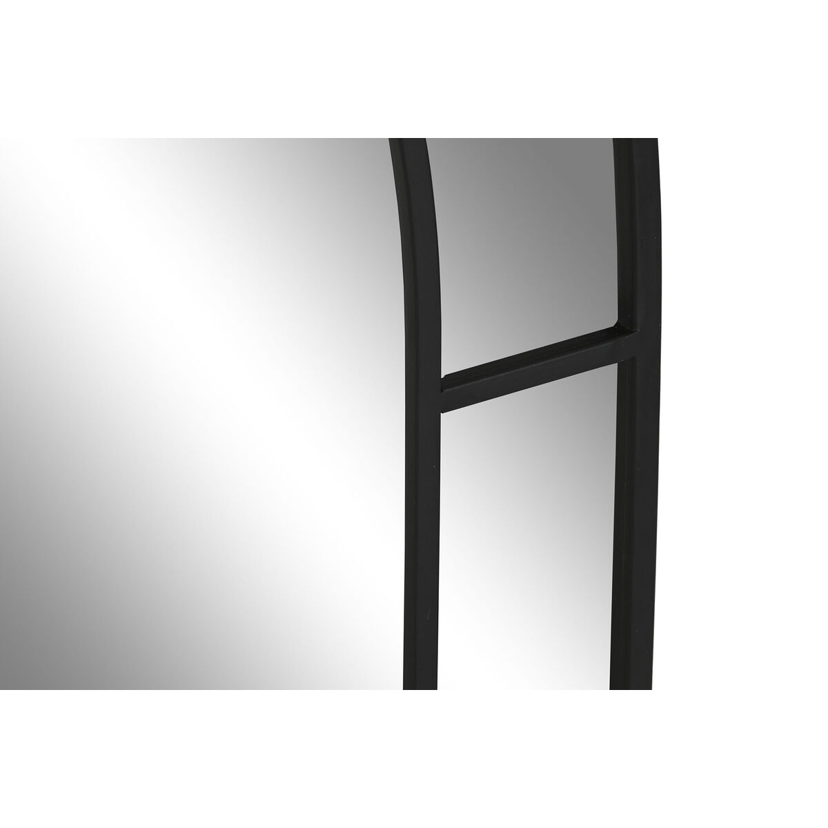 Väggspegel Home ESPRIT Svart Fönster 70 x 2 x 100 cm - 3