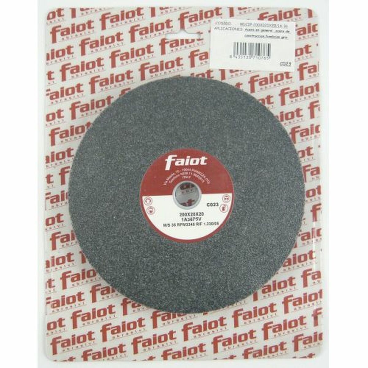 Sliprondell FAIOT 1A-36 200 mm Grå