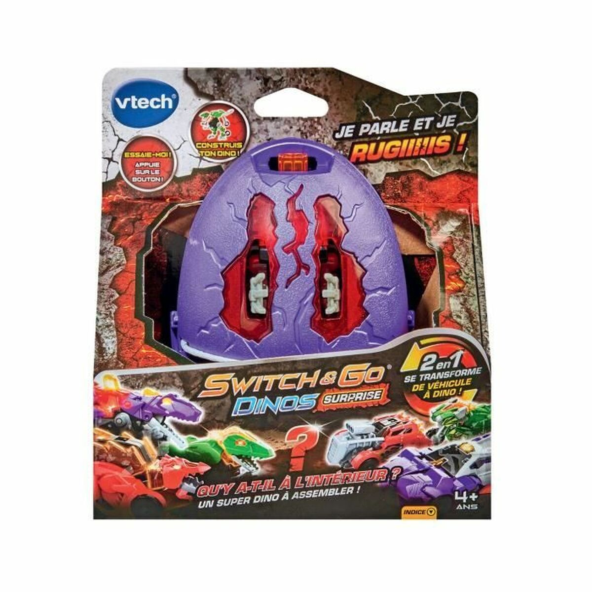 Transformers Vtech SWITCH & GO DINOS SURPRISE - 2