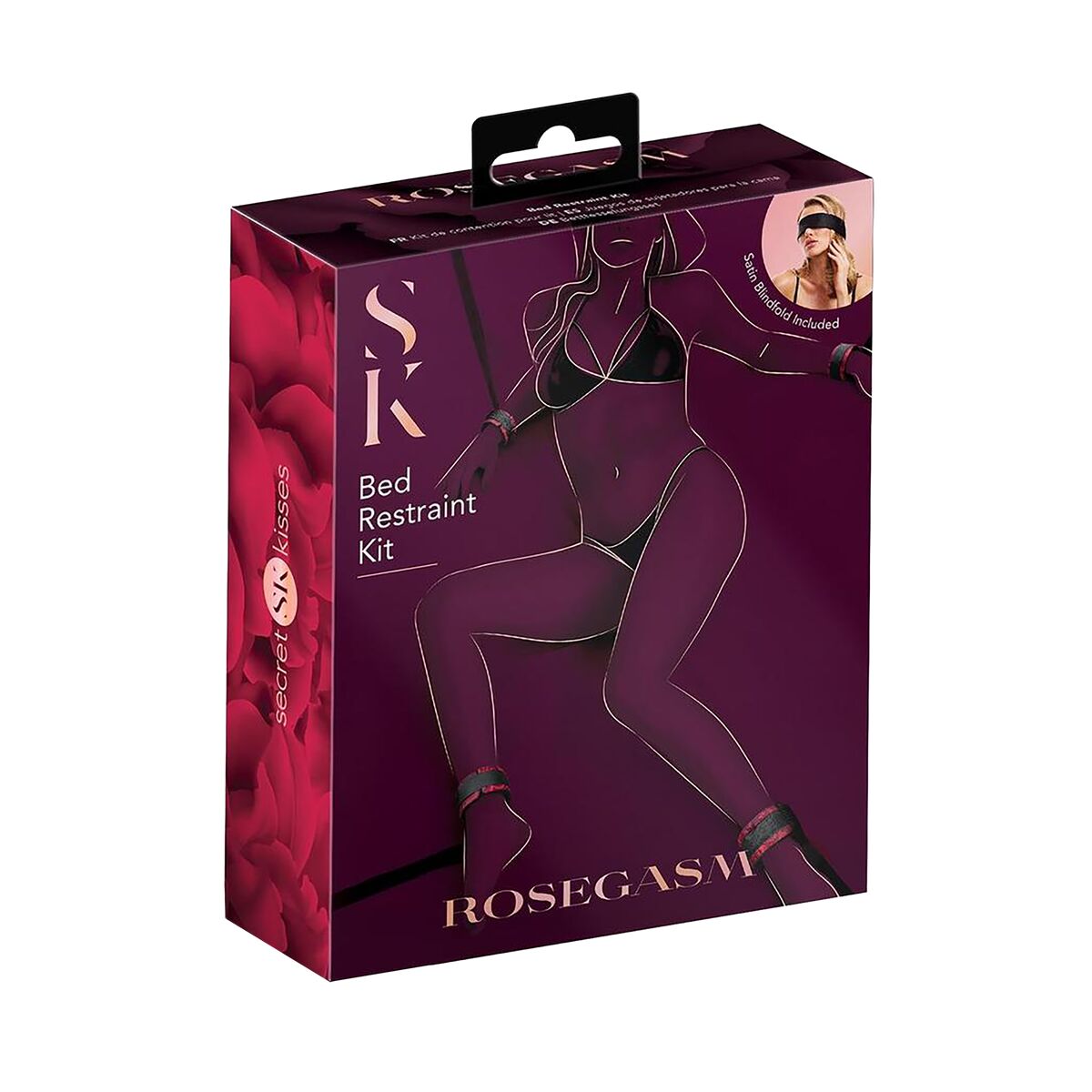 Justerbara Bondagerep Kit Secret Kisses - 4