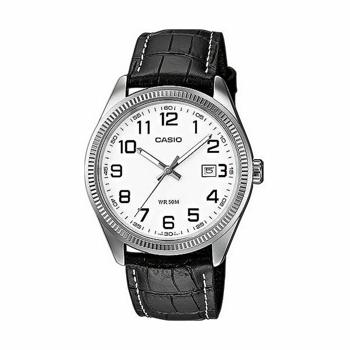 Herrklocka Casio MTP-1302PL-7BVEF Vit Svart (Ø 40 mm) - 2