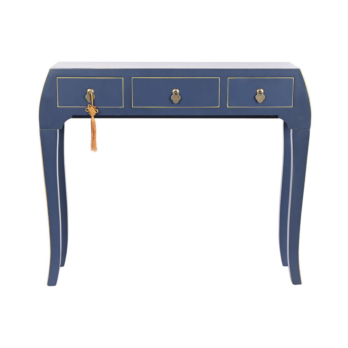 Console DKD Home Decor Blå Gyllene Gran Trä MDF 96 x 26 x 80 cm - 13