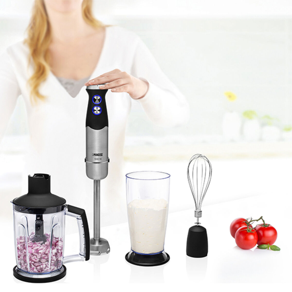 Stavmixer Princess 01.221221.01.001 Svart 1000 W - 6