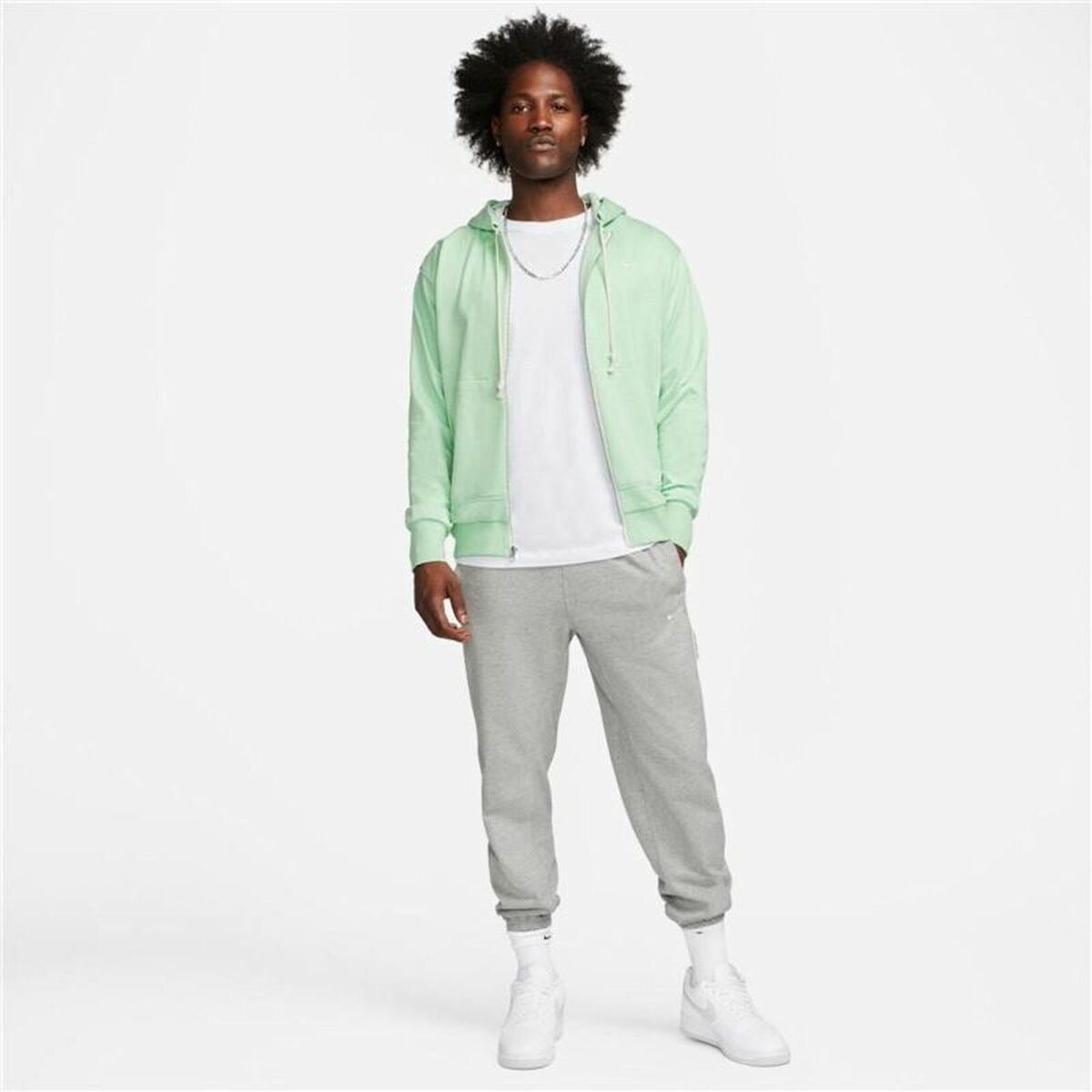Träningsjacka Herr Nike Dri-FIT Standard Ljusgrön - 2