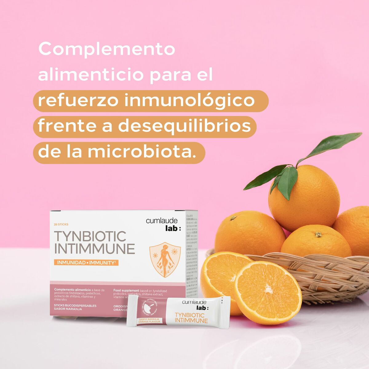 Kosttillskott Cumlaude Lab TYNBIOTIC INTIMMUNE (x28) - 2
