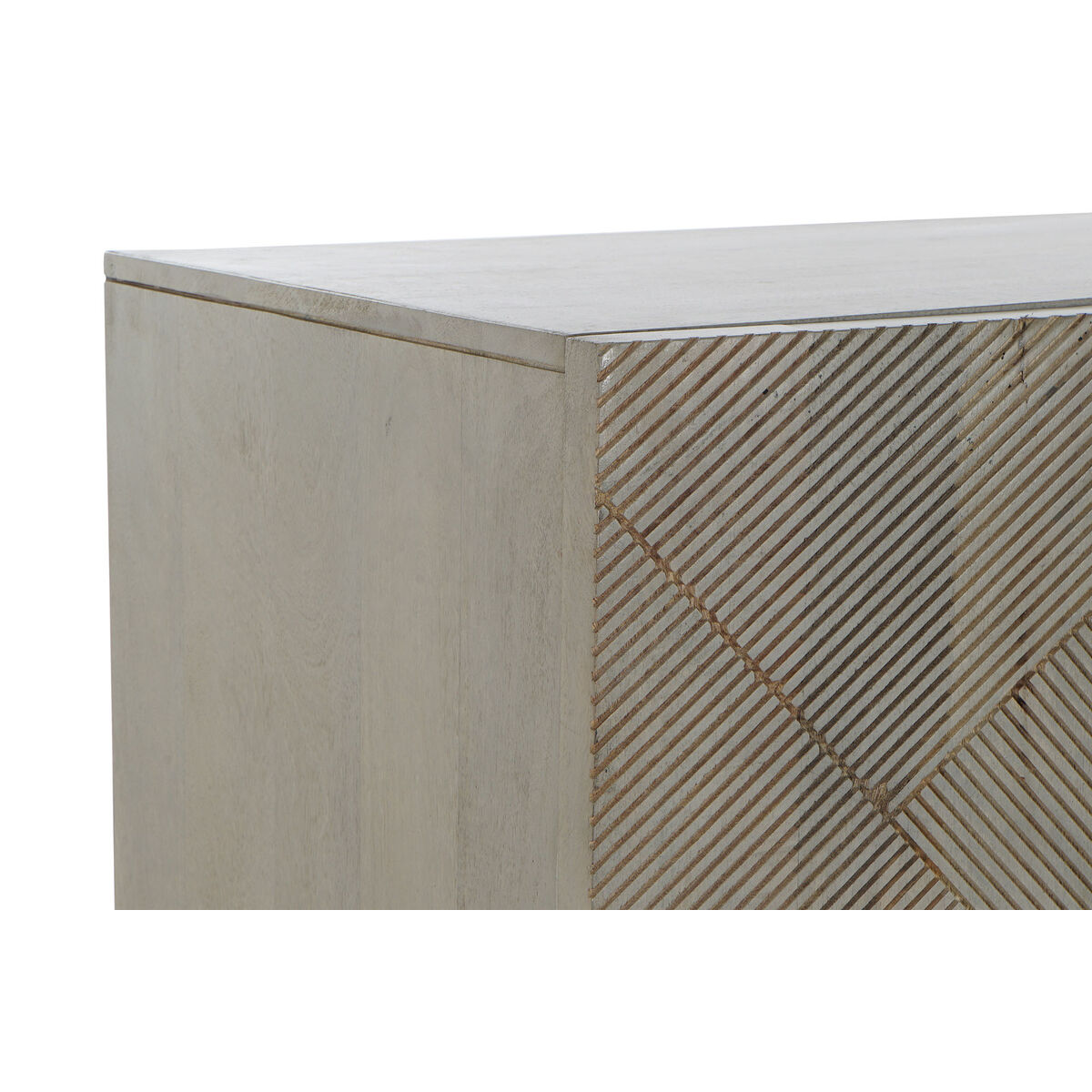 Skänk DKD Home Decor   Grå Gyllene Metall Mangoträ 160 x 45 x 75 cm - 16