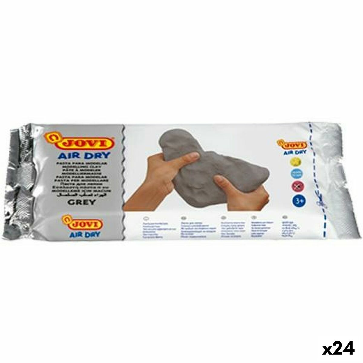 Modell-lera Jovi Grå 250 g (24 antal)