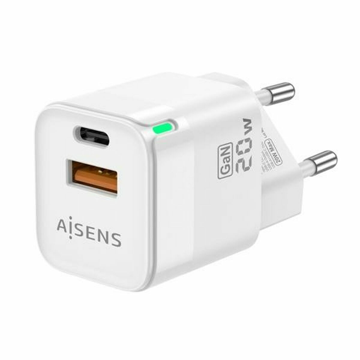 Väggladdare Aisens ASCH-20W2P002-W Vit 20 W (1 antal)